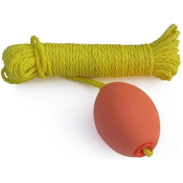 Slugfest Supplies 60 Ft. Economy Throw Rope With Buoy Yellow SL343979